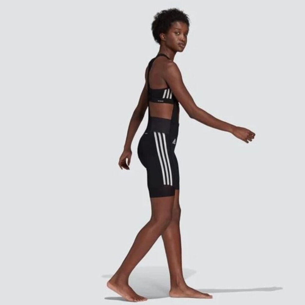 Adidas Womens Black The Bib Tights Padded Cycling Ciclismo Shorts Size Small - Picture 6 of 10